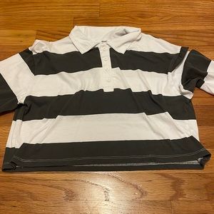 Striped crew neck shirt